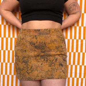 Leather Express Mini Skirt
